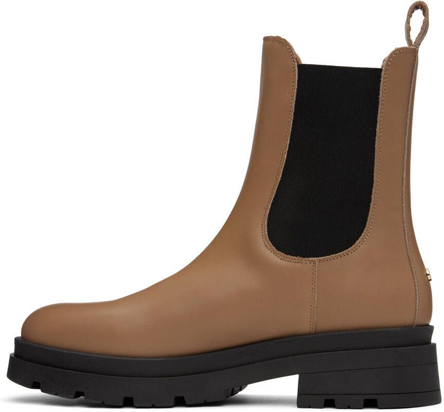 ANINE BING Tan Justine Boots