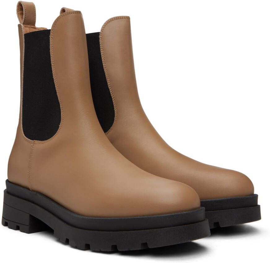 ANINE BING Tan Justine Boots