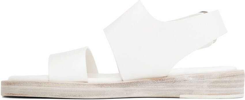 Ann Demeulemeester White Lore Flat Sandals