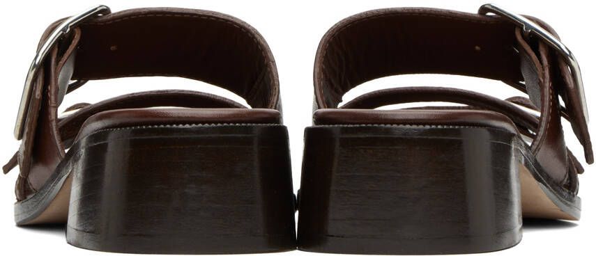 A.P.C. Brown Aly À Talon Heeled Sandals