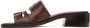 A.P.C. Brown Aly À Talon Heeled Sandals - Thumbnail 3