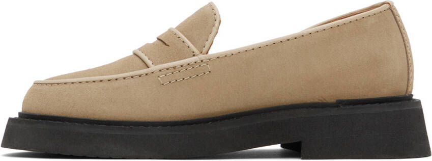 A.P.C. Taupe Gael Loafers