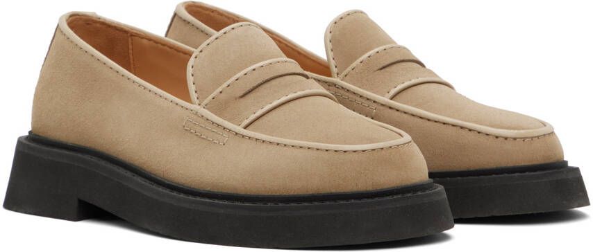 A.P.C. Taupe Gael Loafers