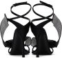 AREA Black Sergio Rossi Edition Marquise Heeled Sandals - Thumbnail 2