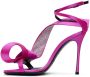 AREA Pink Sergio Rossi Edition Marquise Heeled Sandals - Thumbnail 3