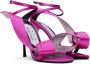 AREA Pink Sergio Rossi Edition Marquise Heeled Sandals - Thumbnail 4