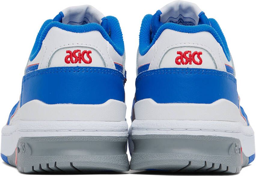 Asics White & Blue EX89 Sneakers