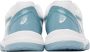 Asics White & Blue GEL-Dedicate 7 Sneakers - Thumbnail 2