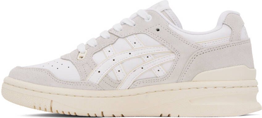 Asics White & Taupe EX89 Sneakers