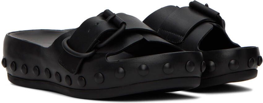 At.Kollektive Black Natacha Ramsay Levi Edition Studded One Sandals