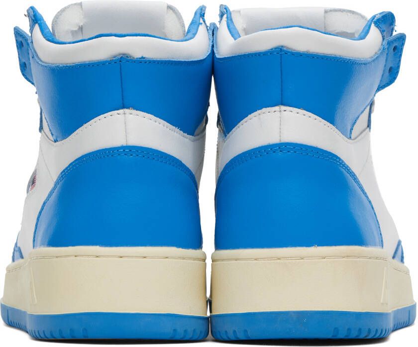 AUTRY Blue & White Medalist Sneakers