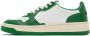 AUTRY Green & White Medalist Low Sneakers - Thumbnail 3