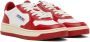 AUTRY Red & White Medalist Low Sneakers - Thumbnail 4