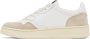 AUTRY White & Beige Medalist Low Sneakers - Thumbnail 3