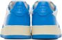 AUTRY White & Blue Medalist Low Sneakers - Thumbnail 2
