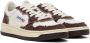 AUTRY White & Brown Medalist Low Sneakers - Thumbnail 4