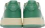 AUTRY White & Green Medalist Low Sneakers - Thumbnail 2