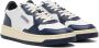 AUTRY White & Navy Medalist Low Sneakers - Thumbnail 4