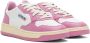 AUTRY White & Pink Medalist Low Sneakers - Thumbnail 4