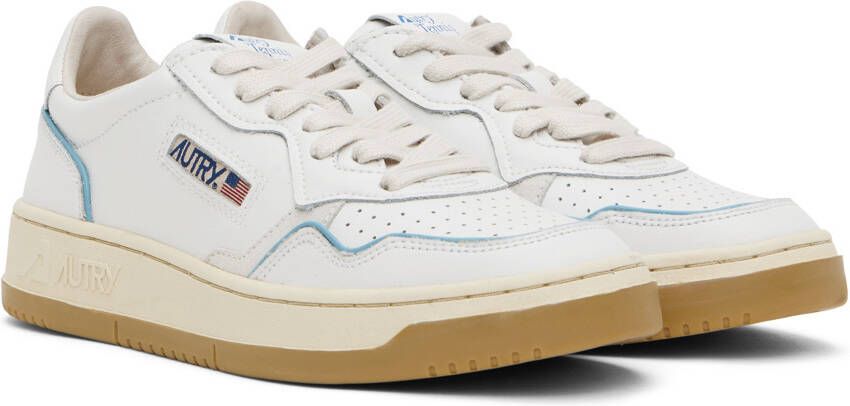 AUTRY White Open Low Sneakers