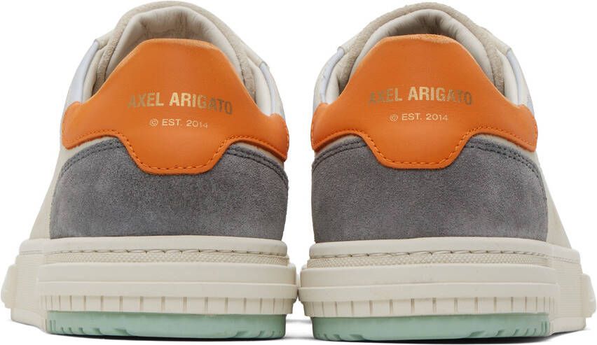 Axel Arigato Beige & Orange Atlas Sneakers