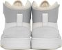 Axel Arigato Gray & White A-Dice Hi Sneakers - Thumbnail 2