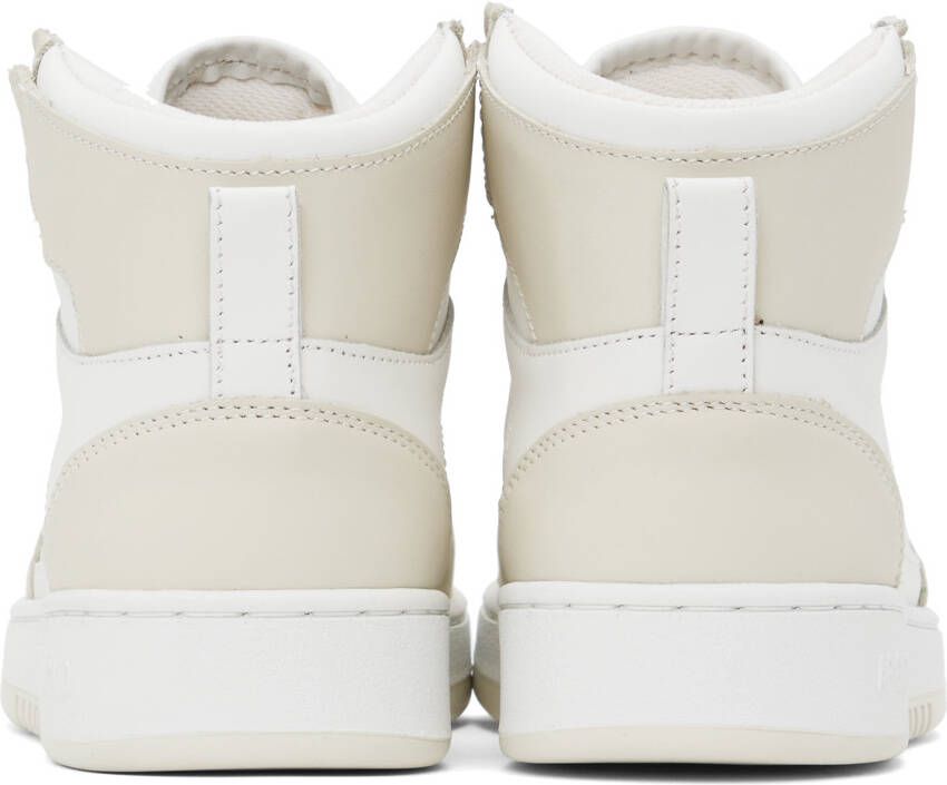 Axel Arigato Off-White & Beige Dice Hi Sneakers