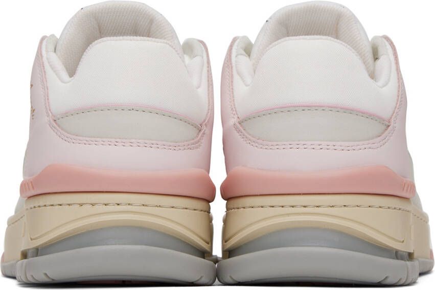 Axel Arigato Pink & White Area Lo Sneakers