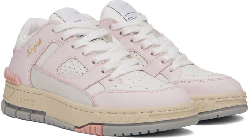Axel Arigato Pink & White Area Lo Sneakers