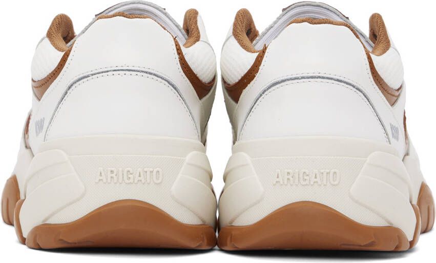 Axel Arigato White & Brown Catfish Lo Sneakers