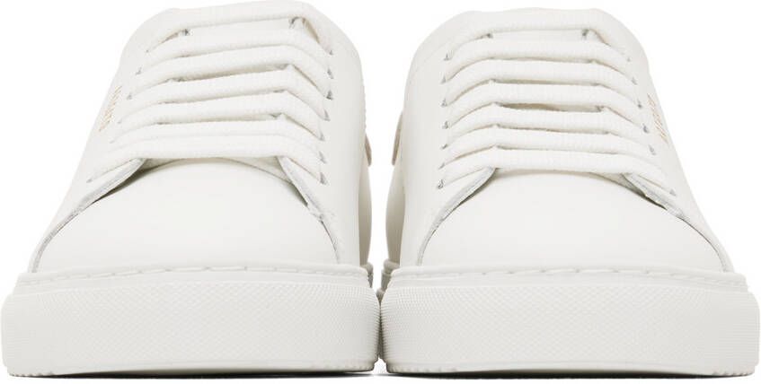 Axel Arigato White & Gold Clean 90 Contrast Sneakers