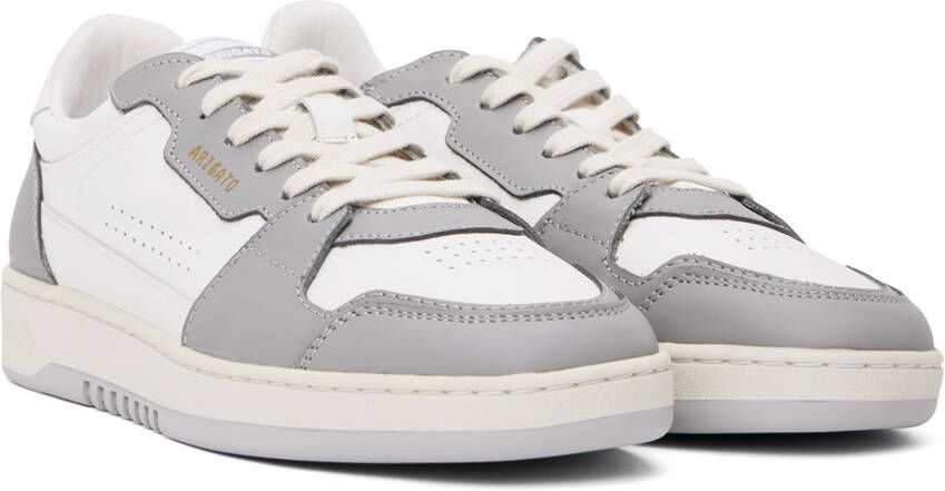 Axel Arigato White & Gray Dice Lo Sneakers