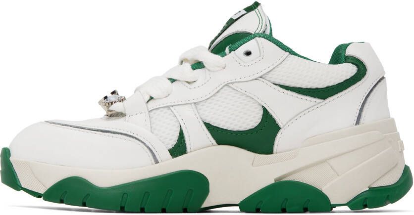 Axel Arigato White & Green Catfish Lo Sneakers