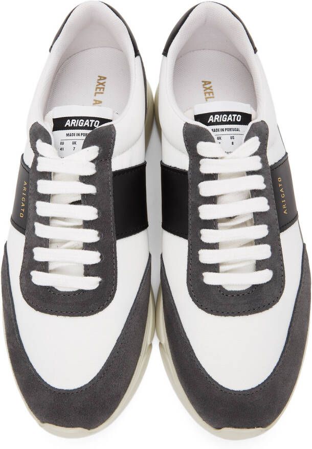 Axel Arigato White & Grey Genesis Vintage Sneakers