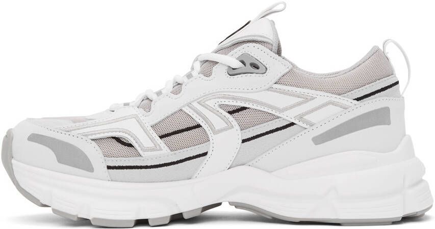 Axel Arigato White & Grey Marathon R-Trail Sneakers