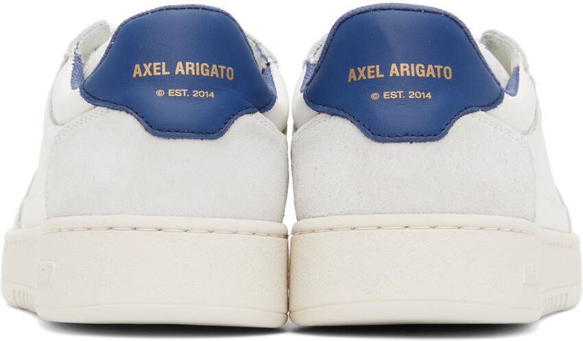 Axel Arigato White & Navy Dice Lo Sneakers