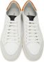Axel Arigato White & Orange Clean 90 Triple Sneakers - Thumbnail 6