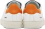 Axel Arigato White & Orange Triple Clean 90 Sneakers - Thumbnail 2