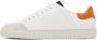 Axel Arigato White & Orange Triple Clean 90 Sneakers - Thumbnail 3
