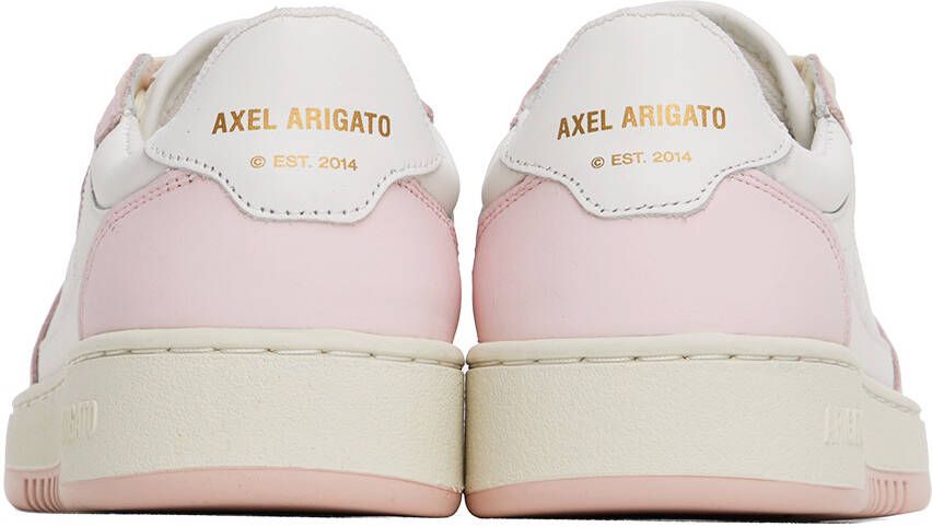 Axel Arigato White & Pink Dice Lo Sneakers