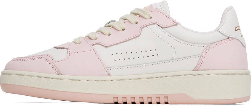Axel Arigato White & Pink Dice Lo Sneakers