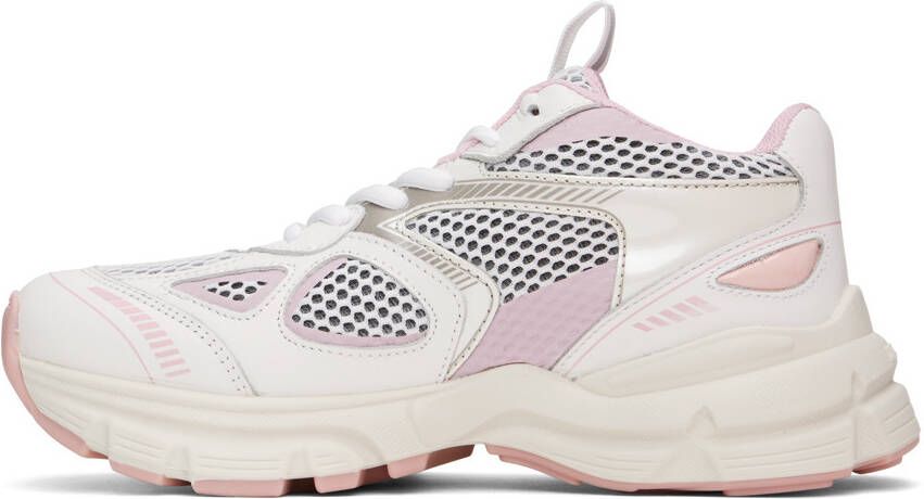 Axel Arigato White & Pink Marathon Sneakers