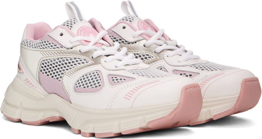 Axel Arigato White & Pink Marathon Sneakers