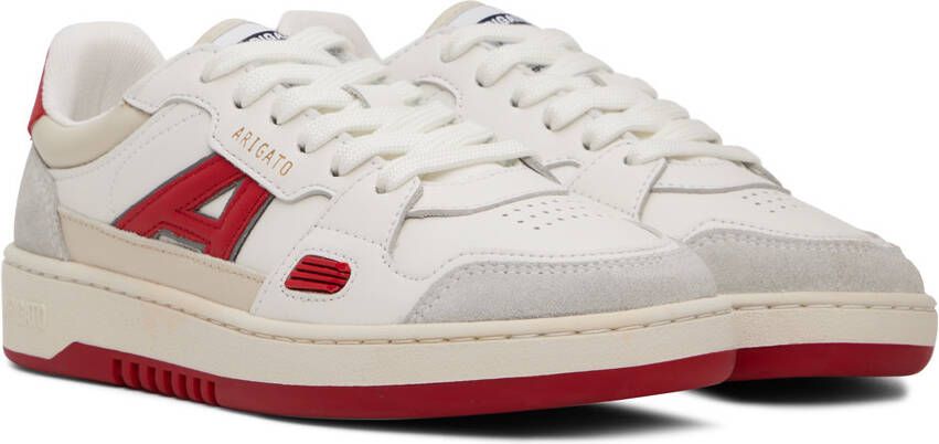 Axel Arigato White & Red A Dice Lo Sneakers