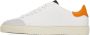 Axel Arigato White & Orange Clean 90 Triple Sneakers - Thumbnail 3