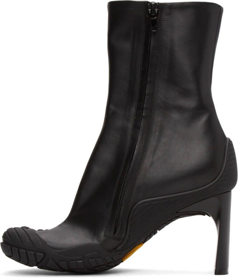 Balenciaga Black 80mm Heeled Toe Boots