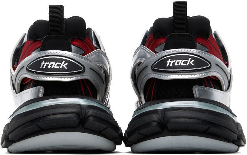 Balenciaga Black & Silver Track Sneakers