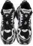 Balenciaga Black & White Runner Sneakers - Thumbnail 5