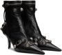 Balenciaga Black Cagole Ankle Boots - Thumbnail 4