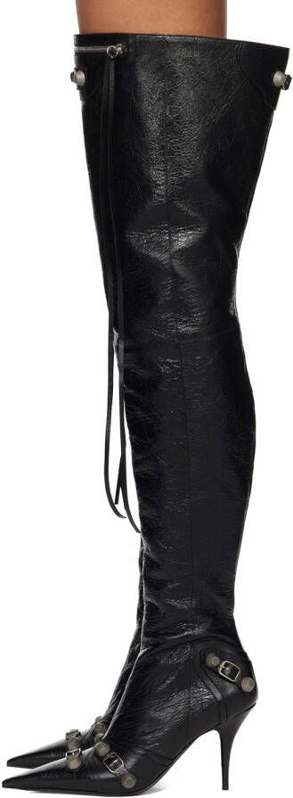 Balenciaga Black Cagole Boots